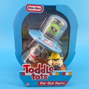 Little Tikes Toddle Tots Far Out Farm Alien UFO Cow Farmer Toy‎ Set 639081